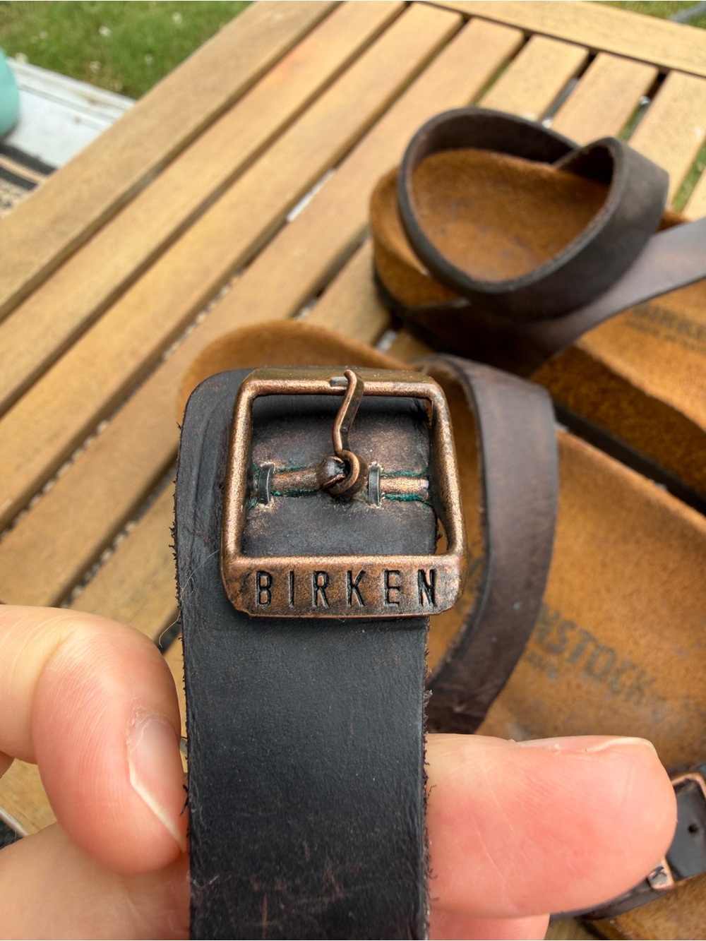 Birkenstock Yara Brown Leather Strappy Sandals - Picture 14 of 16